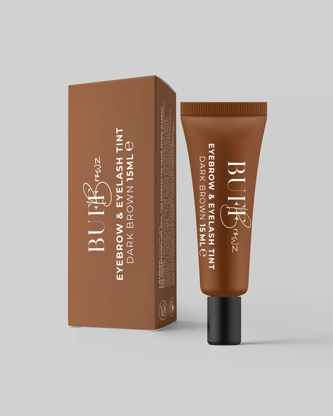 Marrón oscuro - Tinte para cejas y pestañas - 15 ml