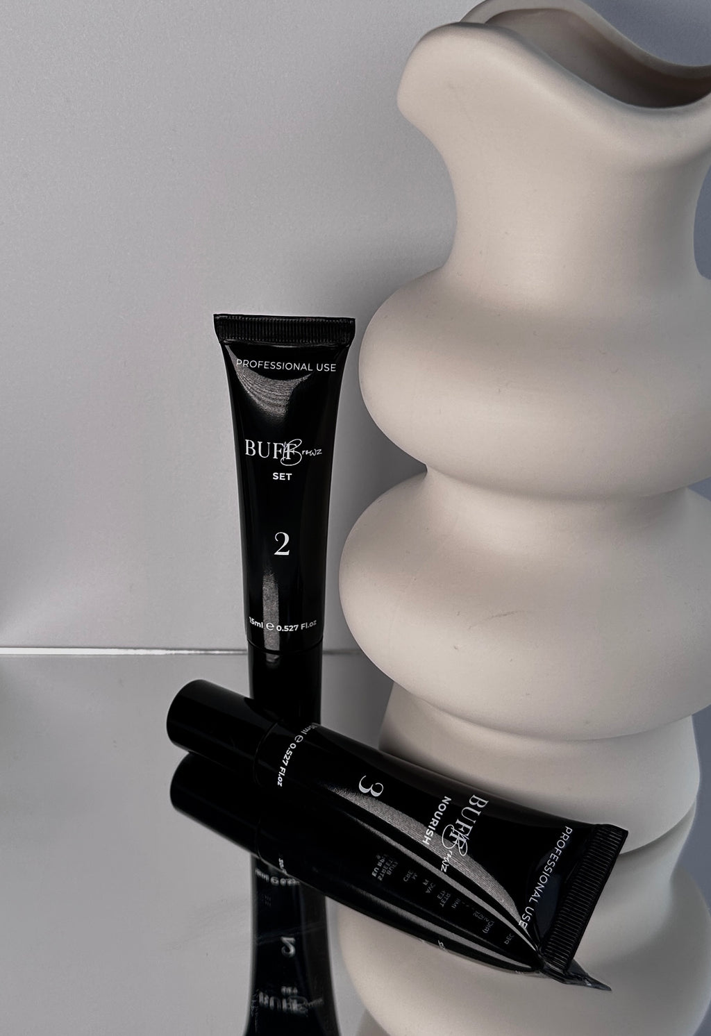 Cysteamine Brow & Lash Lamination Kit - 1,2 & 3 Steps - 3 x 15ml Tubes